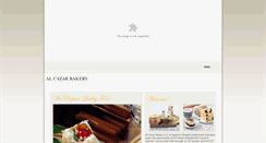 Desktop Screenshot of alcazarbakeryuae.com