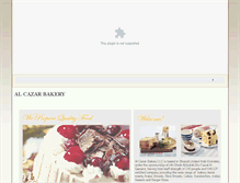 Tablet Screenshot of alcazarbakeryuae.com